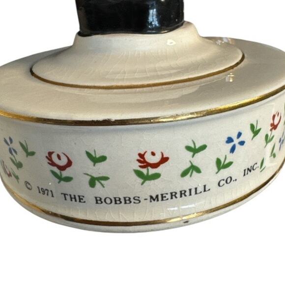 Vintage 1971 Bobbs Merrill Raggefy Ann Figurine Music Box Toyland - Picture 9 of 10